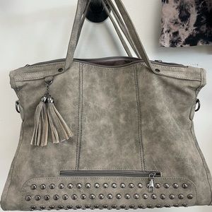 Gray Tote handbag